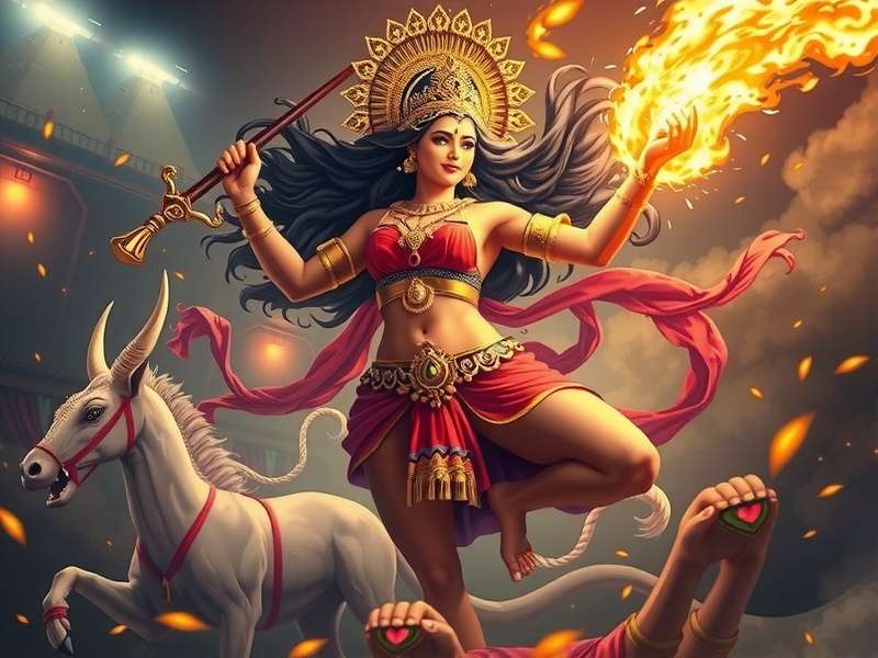 Durga Mythology Art